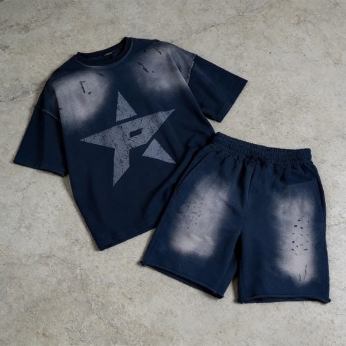 Star Washed Print Sun Faded Tracksuit | Direct Injection | Casual Streetwear | Custom Streetwear Manufacturer