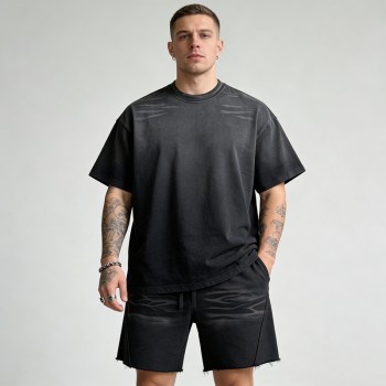 Vintage Spray Dyed Oversized Tracksuits | Casual Daily Streetwear | Custom Clothing Manufacturer