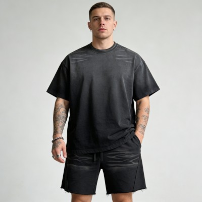 Vintage Spray Dyed Oversized Tracksuits | Casual Daily Streetwear | Custom Clothing Manufacturer