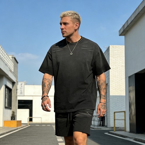 Vintage Spray Dyed Oversized Tracksuits | Casual Daily Streetwear | Custom Clothing Manufacturer