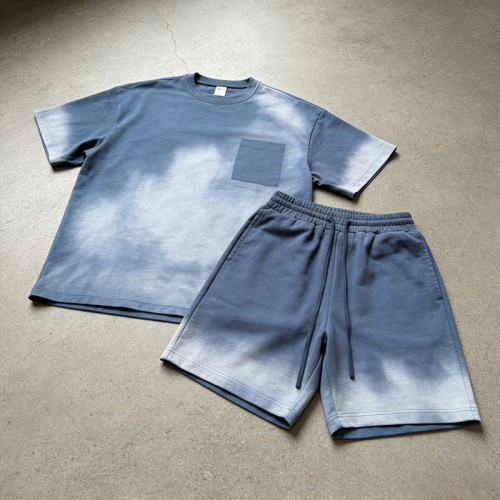 Acid Wash Spray Dye Tracksuit | Loose Fit | Casual Street Style | Custom Streetwear Manufacturer