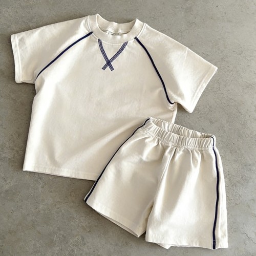 Men's Contrast Stitch Raglan Sleeve Tracksuit | Elastic Waist | Casual Daily Streetwear | Clothing Manufacturer