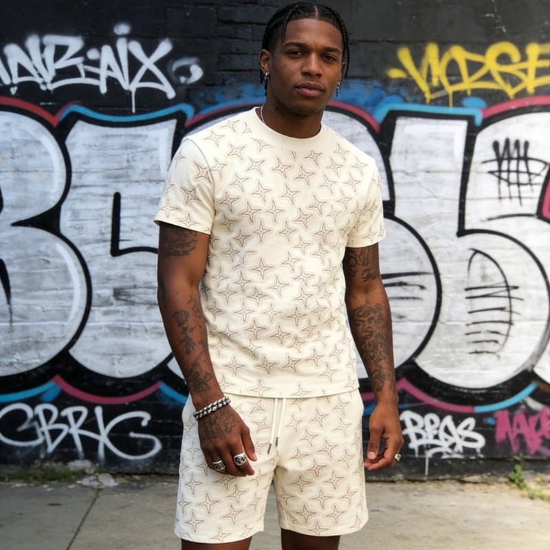 Men's DTG Print Star Graphic Tracksuit