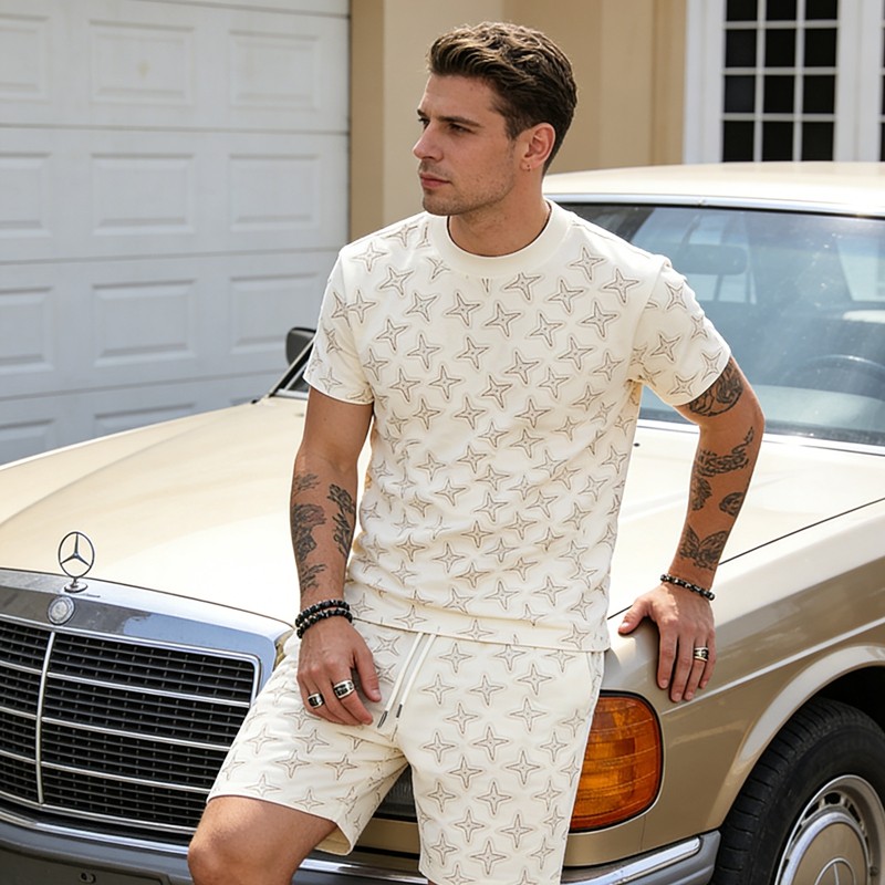 Men's DTG Print Star Graphic Tracksuit