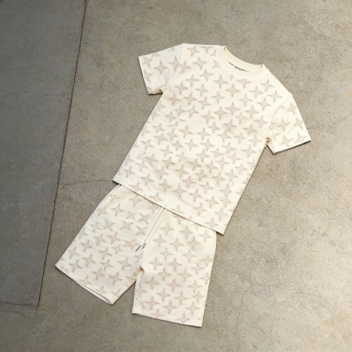 Men's DTG Print Star Graphic Tracksuit | 100% Cotton | Summer Daily Wear | Custom Streetwear