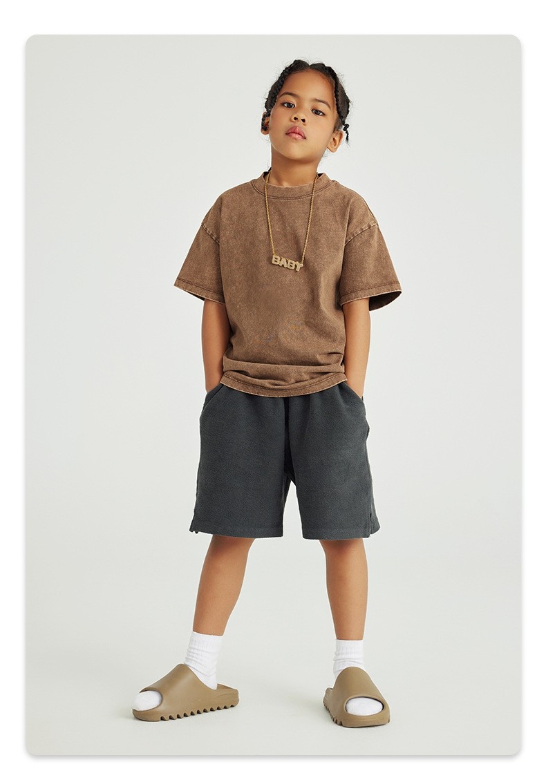 Custom Kids' Acid Washed T-Shirt