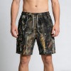 Men's Washed DTG Print Shorts | Elastic Waist Cargo Shorts | Cotton Blend | Custom Streetwear