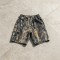 Men's Washed DTG Print Shorts | Elastic Waist Cargo Shorts | Cotton Blend | Custom Streetwear