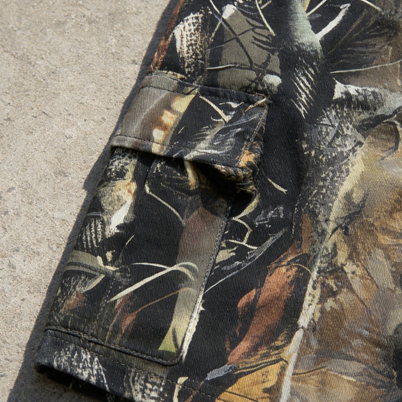Men's Washed DTG Print Shorts