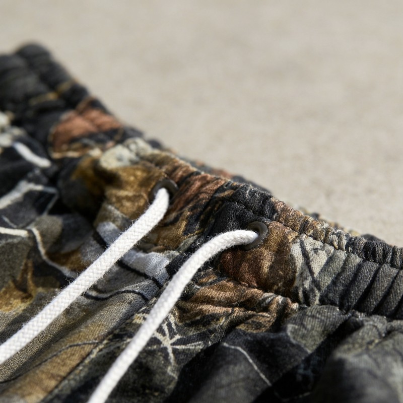 Men's Washed DTG Print Shorts