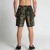 Men's Washed DTG Print Shorts | Elastic Waist Cargo Shorts | Cotton Blend | Custom Streetwear
