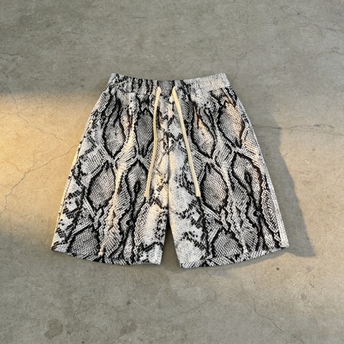 Men's DTG Print Snakeskin Drawstring Shorts | Breathable Streetwear | Custom Streetwear Manufacturer