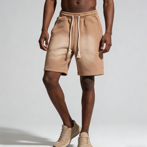 Men's Spray Dyed Shorts | 100% Cotton | Casual Streetwear | Daily Wear | Clothing Manufacturer