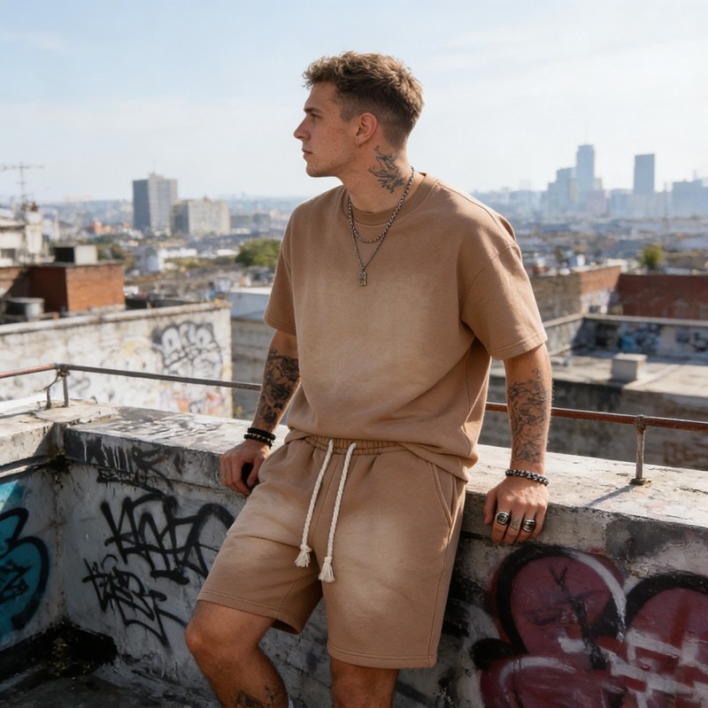 Men's Spray Dyed Shorts