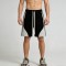 Men's Color Block Stripe Drawstring Shorts | Cotton Blend | Casual Streetwear | Clothing Manufacturer