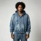 Washed Distressed Ink-splatter print Zip Hoodie | Vintage Streetwear | Custom Streetwear Manufacturer
