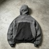 Washed Vintage Balaclava Hoodie | Raw Edge Applique Embroidery | Cotton Blend | Custom Streetwear