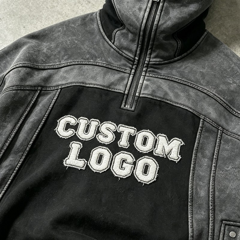 Washed Vintage Balaclava Hoodie