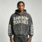 Heavy Enzyme Washed Distressed Zip Up Hoodie | Raw Edge Applique Embroidery | Heavyweight Cotton | OEM Streetwear