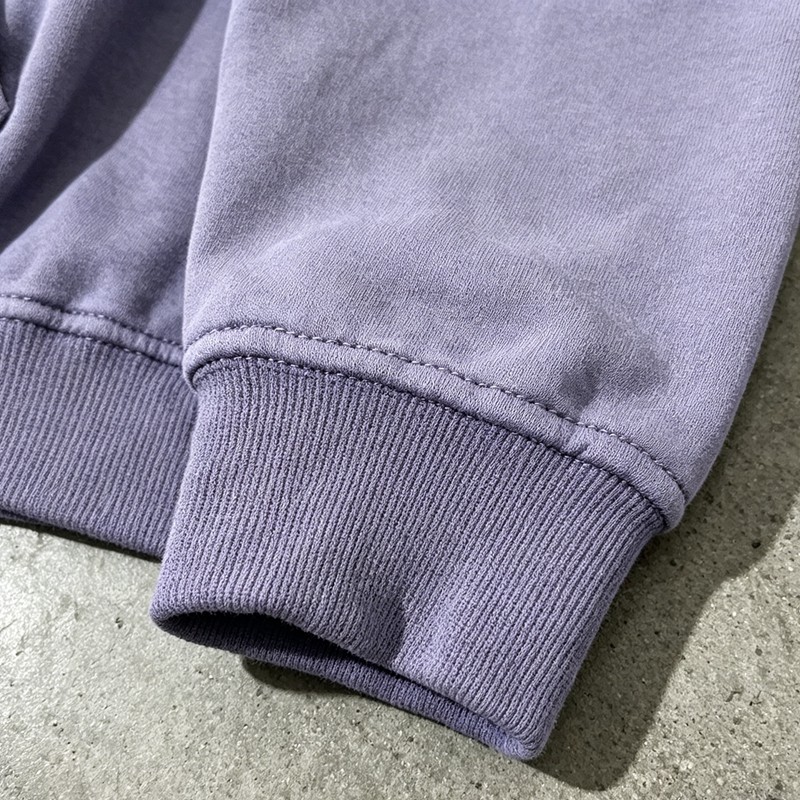 Vintage Washed Sun Faded DTG Print Hoodie