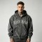 Vintage Washed Rhinestone Embroidered Zip Hoodie | 100% Cotton | Custom Streetwear Manufacturer