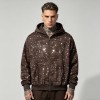 Digital Print Camo Rhinestone Zip Up Hoodie | Cotton Blend | Y2K Aesthetic | Custom Streetwear Manufacturer