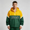 Color Block Jacket with Towel Embroidery and Applique | Waterproof Nylon | Casual Windbreaker | Custom Streetwear