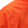Orange Quarter-Zip Windbreaker with Applique | Water-Resistant Nylon | Casual Windbreaker | Streetwear Manufacturer