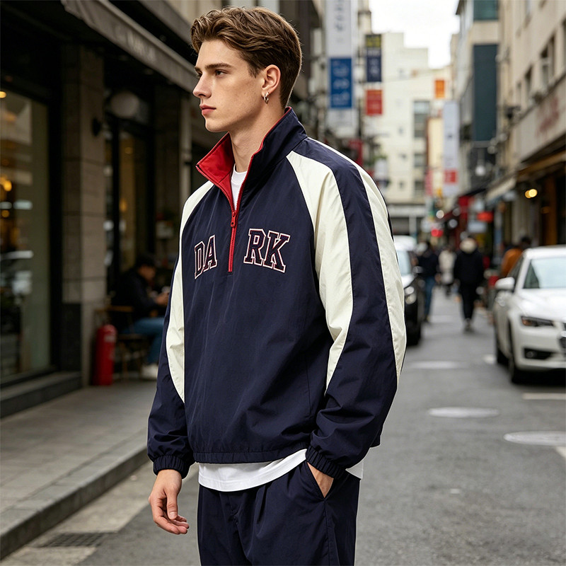 Towel Embroidery Patchwork Jacket