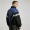 Men's Applique Patchwork Quarter-Zip Windbreaker | Water-Resistant | Lightweight Streetwear | Clothing Manufacturer
