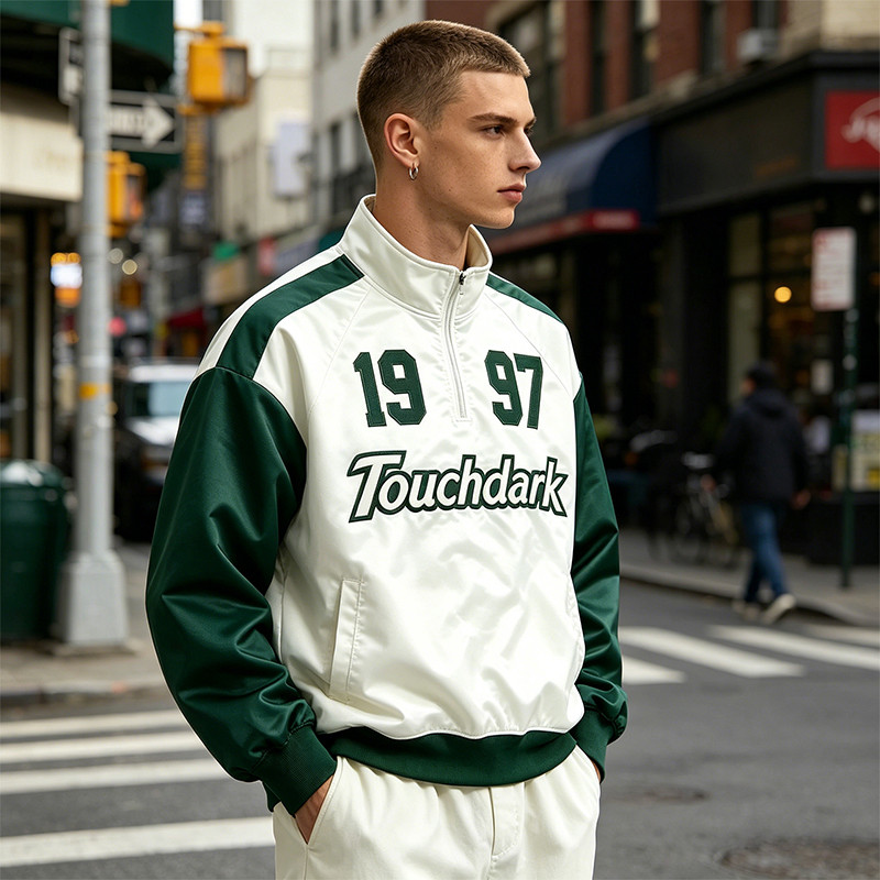 1997 Patchwork Applique Track Jacket