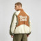 Patchwork Applique Quarter-Zip Streetwear Jacket | Water Resistant Polyester | Color Block | Custom Streetwear