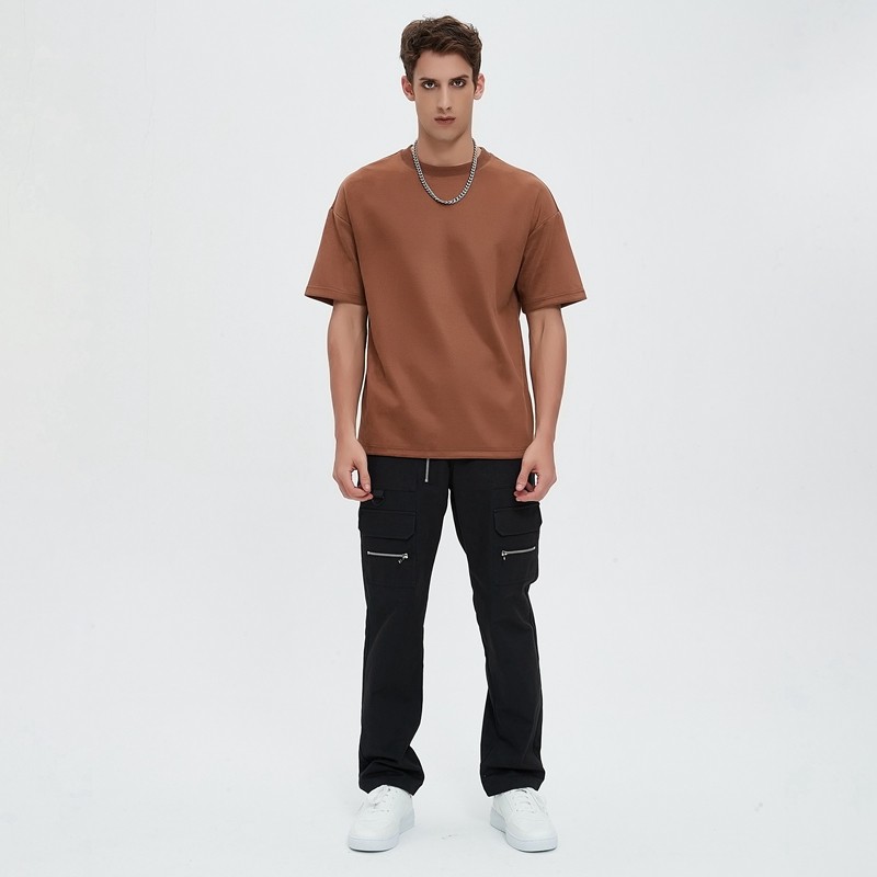 Puff Print Dark Graphic Oversized Tee