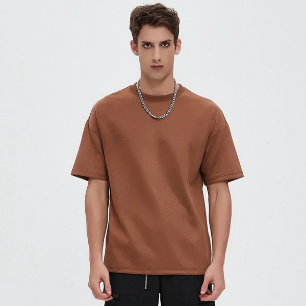 Puff Print Dark Graphic Oversized Tee | Soft Suede Fabric | Breathable Crew Neck | Custom Streetwear