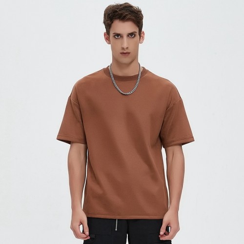 Puff Print Dark Graphic Oversized Tee | Soft Suede Fabric | Breathable Crew Neck | Custom Streetwear