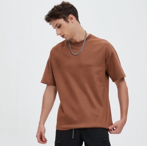 Puff Print Dark Graphic Oversized Tee | Soft Suede Fabric | Breathable Crew Neck | Custom Streetwear