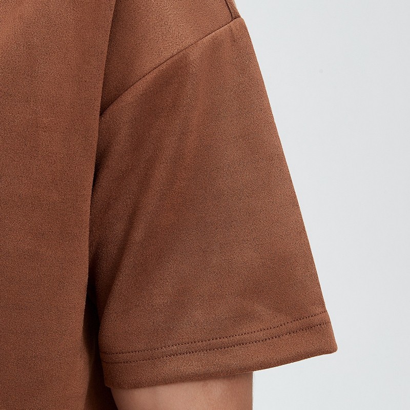 Puff Print Dark Graphic Oversized Tee