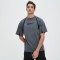 Men's Mesh Panel Letter Print T-Shirt | Breathable Oversized Streetwear | Clothing Manufacturer