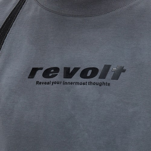 Men's Mesh Panel Letter Print T-Shirt | Breathable Oversized Streetwear | Clothing Manufacturer