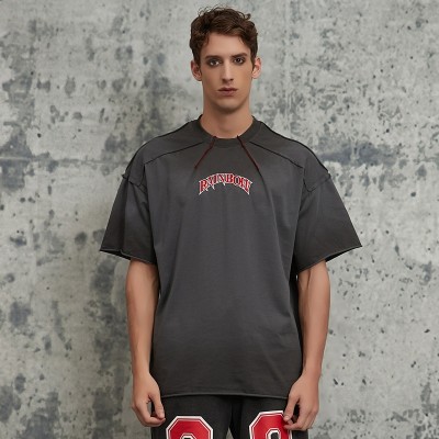 Sun Dried Embroidery Oversized T-Shirt | Heavy Cotton | Daily Wear | Custom Streetwear Manufacturer