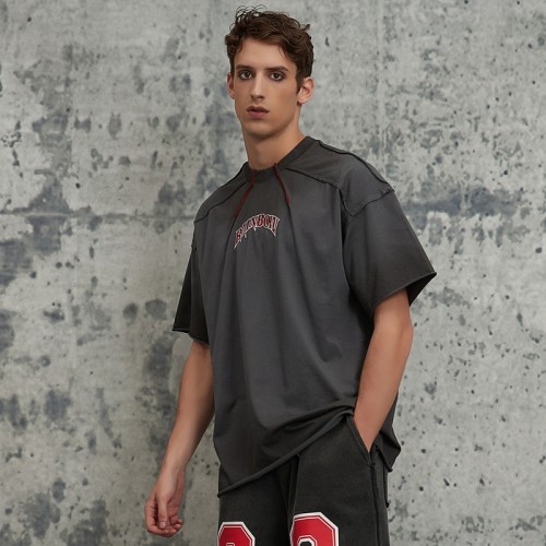 Sun Dried Embroidery Oversized T-Shirt | Heavy Cotton | Daily Wear | Custom Streetwear Manufacturer
