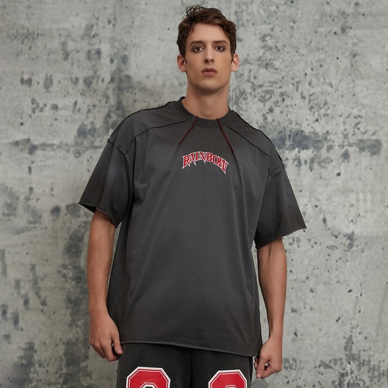 Sun Dried Embroidery Oversized T-Shirt