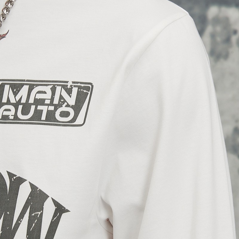 Dip Dye Ink Print Long Sleeve Tee