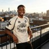 DTG Print and Embroidered Patch Soccer Jersey T-Shirt | 100% Polyester | Custom Streetwear