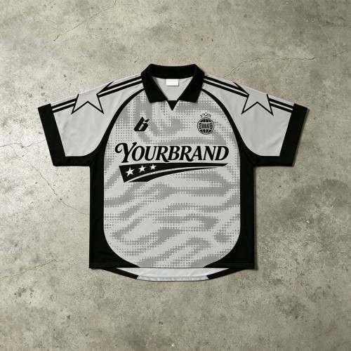 Digital Print Soccer Jersey T-shirt | Breathable Polyester | Casual Sportswear | Clothing Manufacturer