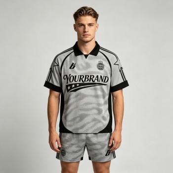 Digital Print Soccer Jersey T-shirt | Breathable Polyester | Casual Sportswear | Clothing Manufacturer