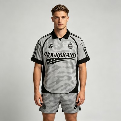 Digital Print Soccer Jersey T-shirt | Breathable Polyester | Casual Sportswear | Clothing Manufacturer