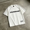 Silk Screen Printed Soccer Jersey T-Shirt | 100% Cotton | Casual Streetwear | OEM Streetwear