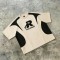 3D Embroidery Color Block Streetwear T-Shirt | Paneled Design | Cotton Blend | Custom Streetwear
