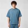 Seam Piping Oversized T-Shirt | Breathable Cotton | Casual Loose Fit | OEM Streetwear